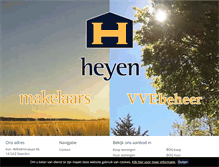 Tablet Screenshot of heyen.nl